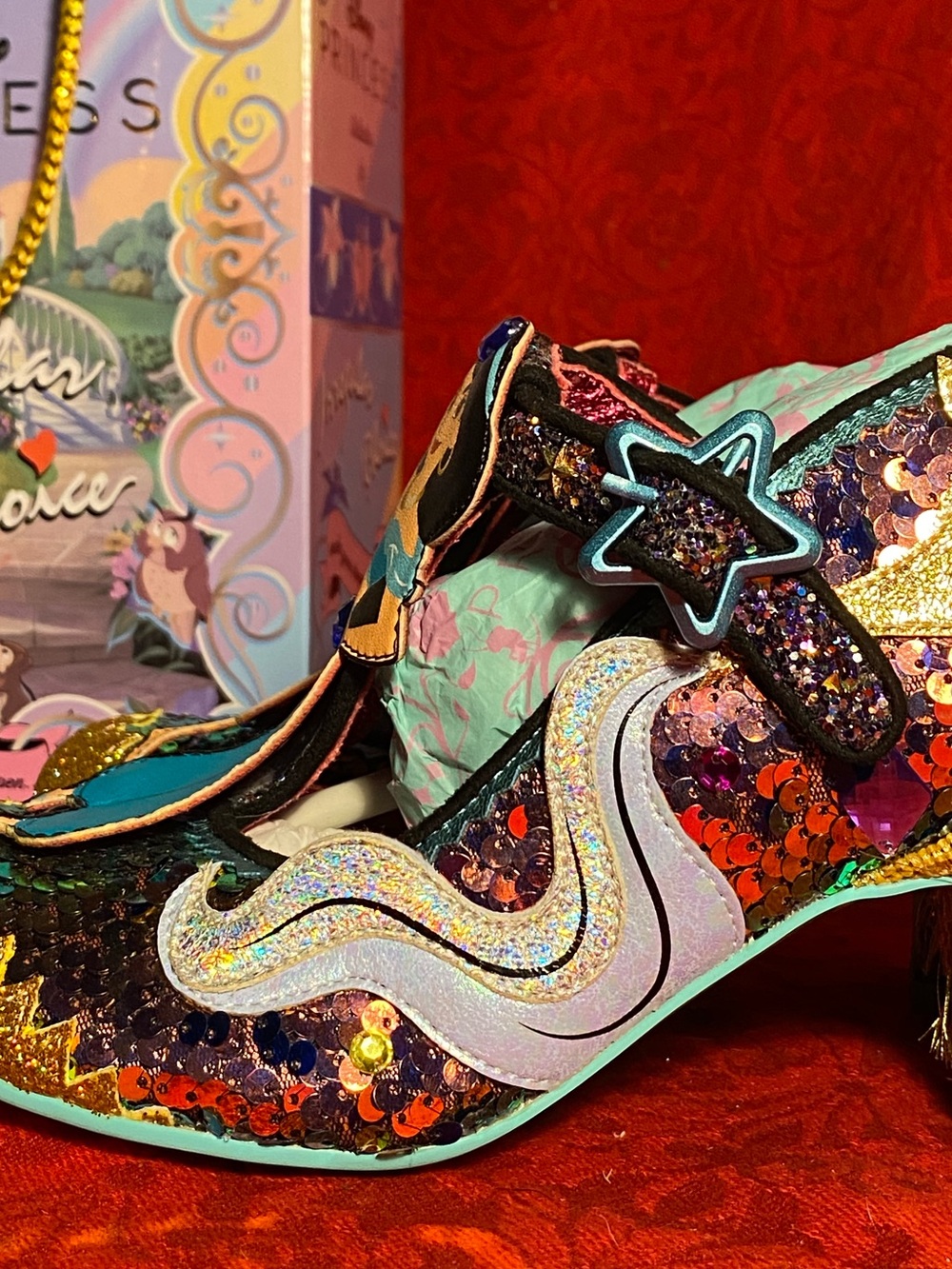 Irregular Choice Disney Princess Collection,”Jasmine,A Whole New World” in box,8 - Picture 11 of 16